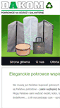Mobile Screenshot of dakom-pokrowce.pl